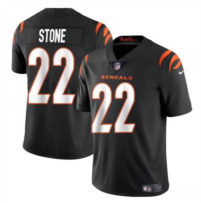 Men & Women & Youth Cincinnati Bengals #22 Geno Stone BLack Vapor Untouchable Limited Stitched Jersey->cincinnati bengals->NFL Jersey
